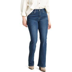 Signature by Levi Strauss & Co. Women's Mid Rise Bootcut Jeans 24W Short